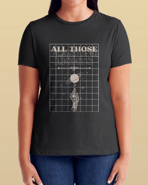 All Those Flashing Lights Tee - Black
