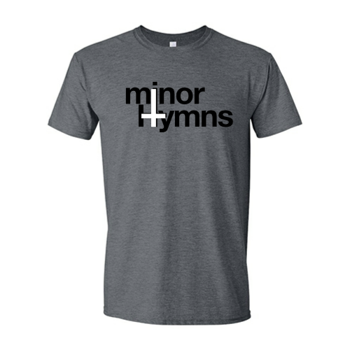 Minor Hymns Logo Tee - Heather Grey